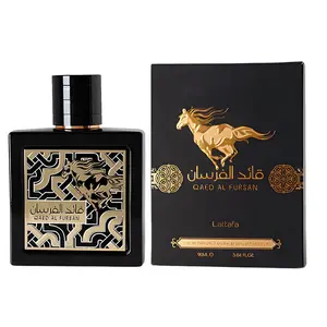 Lattafa Qaed Al Fursan for Unisex Eau de Parfum Spray, 3.04 Ounce