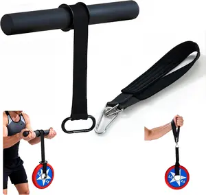 Wrist Roller Forearm Trainer – Heavy Duty Grip Strengthener with Strap, Carbon Steel Wrist Exerciser for Home Gym Training
