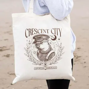 Crescent City Postal Service Tote Bag, Lunathion Postal Service Canvas Bag, SJM Merch, Bookish Bag Gift, House Of Earth