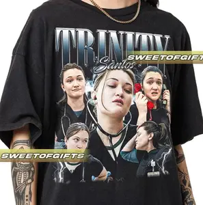 Limited Trinity Santos The Pitt T-Shirt - Unisex vintage 90s Graphic Tee Gift For Fan