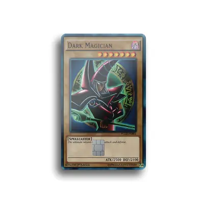 yugioh debit card skin Amazon.com: STICKIEMART Holographic Anime Trading Card skin cover. DEBIT |CREDIT|TRANSIT|CARDS w/EZ Applicator included! : Electronics main image 0