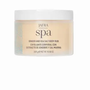 Jafra Spa Ginger and Sea Salt Body Rub 300g Exfoliating Body Treatment for Smooth Skin
