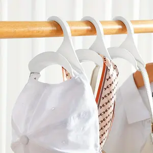 1pc/bag wallet hooks, heavy duty handbag hangers, closet plastic closet hooks, backpack tote bag hangers organizer, belts, scarves, hats