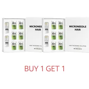 BUY 1 GET 1 Nourishing Hair Roller Serum with Ginger Root Oil, Peppermint Leaf Oil, Sophorolene, Vitamin E, Daily Scalp Care, 5ML X 6 Bottles, Hair Growth Serum, Hair care product