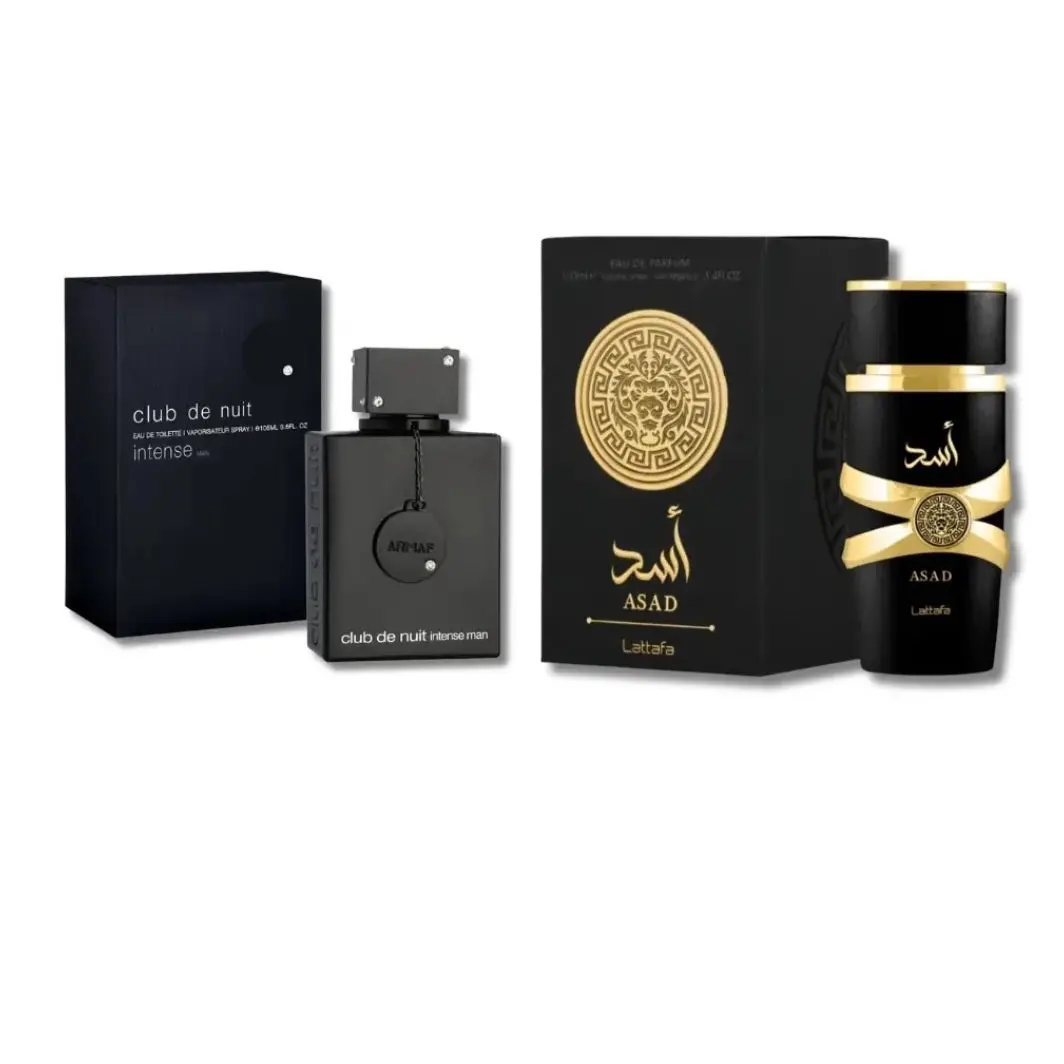 Armaff CDN Intense EDT 3.6 oz + Lattafa Asad EDP 3.4oz Combo set Armaff CDN Intense EDT 3.6 oz + Lattafa Asad EDP 3.4oz Combo set