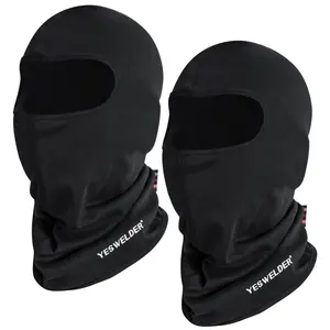 YESWELDER Flame Resistant Balaclava, (FR) Cotton Welding Face Mask, Full Face Mask Cover for Hunting Army Military Working (2 Packs)
