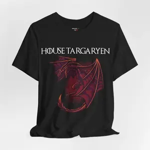 House Targaryen Shirt House of Dragon Lover Gift Fantasy Dragon Shirt Mother of Dragons Tee Flying Dragon Shirt, Gift for him and her