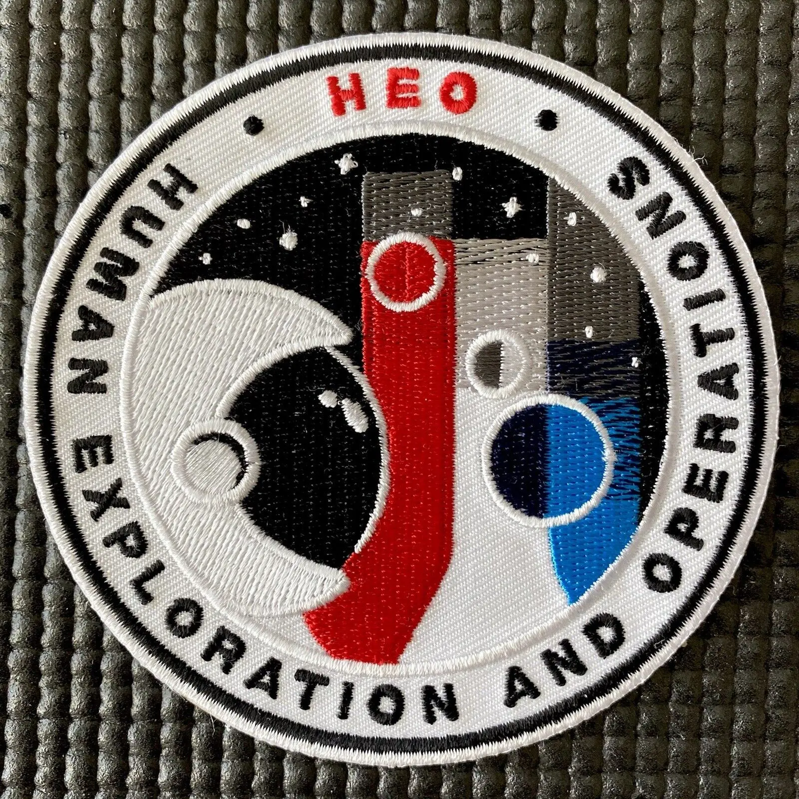 NASA HUMAN EXPLORATION and OPERATIONS - HEO- SPACE PATCH - 3.5"