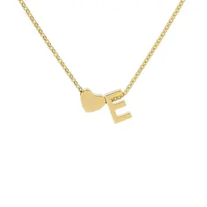 September Laurel Heart Initial Necklace for Women Teen Girls - 18K Gold Plated Letter A-Z Pendant Necklace Dainty Heart Necklaces Tiny Initial Necklaces Birthday Gifts for Women Jewelry Gift for Her Christmas Gift