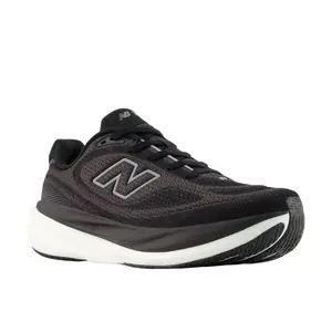 New Balance Women's 1080v15 Wide Black/White Athletic Sneaker