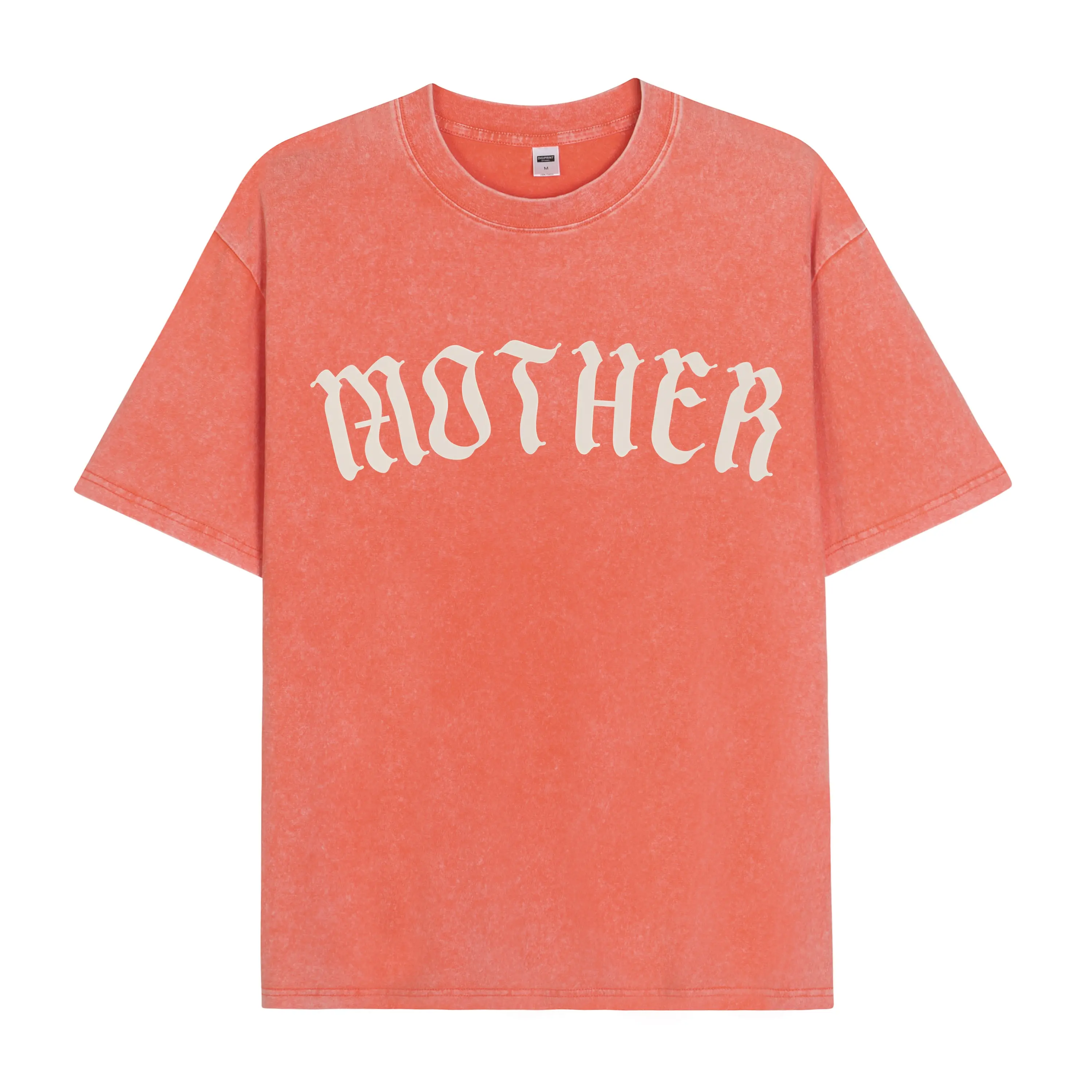 Washed T-shirt-Orange