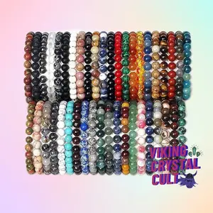 Viking 7/8-9MM Genuine Crystal Bracelets - Crystal Jewelry Accessories