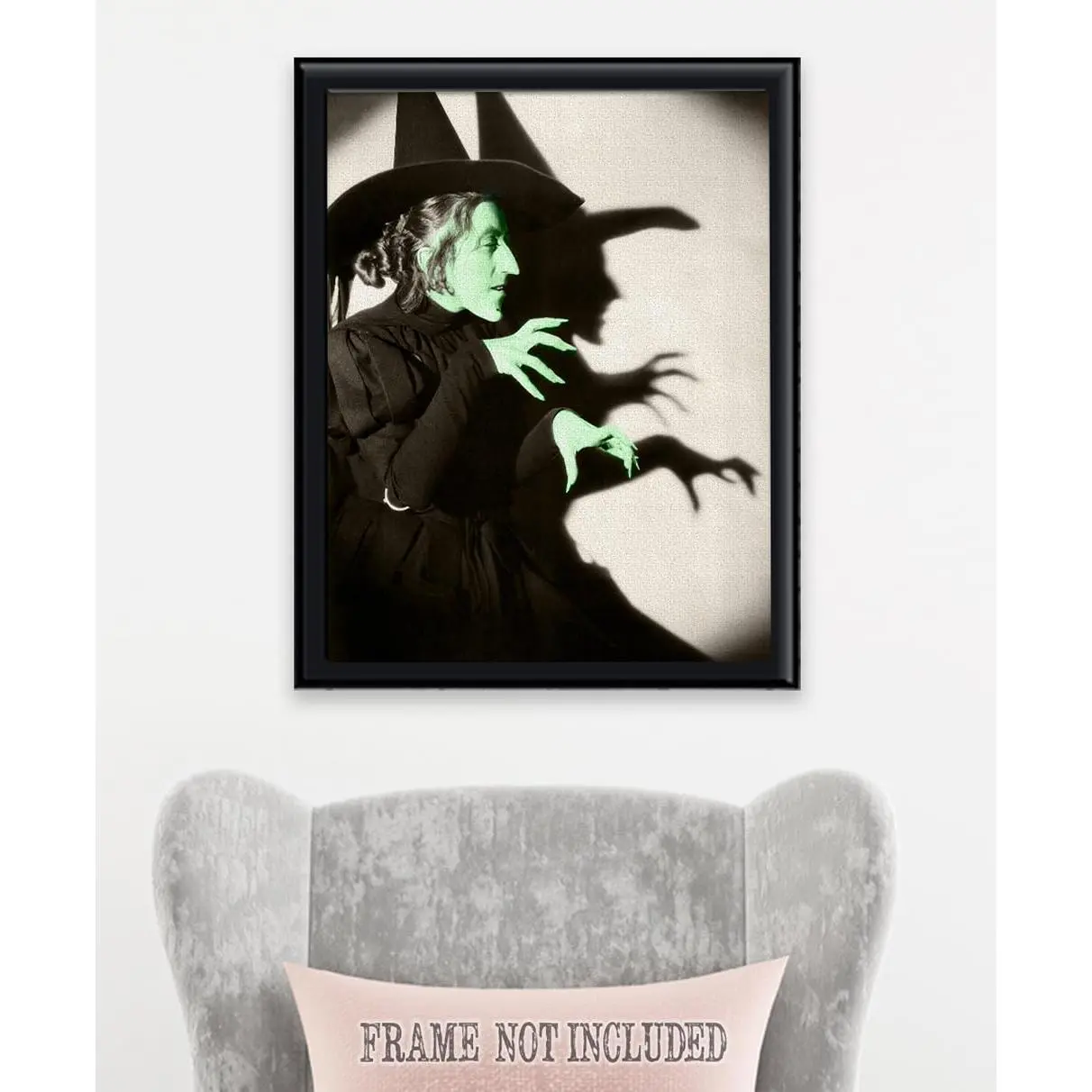Wizard of Oz Decor Wicked Witch of the West Unframed Poster Print Great Gifts for Living Room Dormitory Bathroom Kitchen Vintage Bedroom Artwork