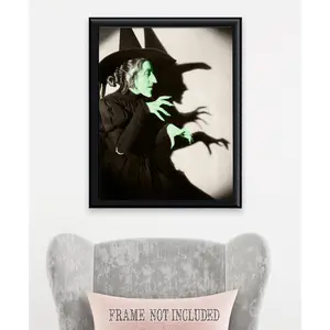 Wizard of Oz Decor Wicked Witch of the West Unframed Poster Print Great Gifts for Living Room Dormitory Bathroom Kitchen Vintage Bedroom Artwork