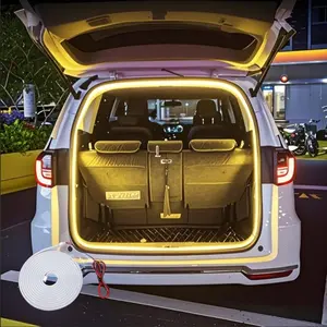 Car Trunk LED Ambient Light, Multifunctional Automatic Sensor Trunk Decorative Light, Universal Car LED Light Bar for Car Decoration, Car Interior Lighting