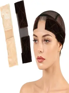 Premium Lace Wig Band for Women, Fully Adjustable & Reinforced, Comfortable Glueless Velvet Headband, Secure Wig Grip Band by Hairline