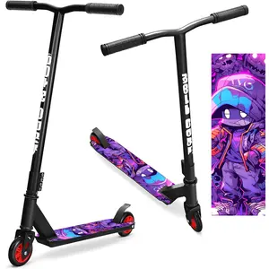 1 Color Art Punk Cartoon Scooter Sticker, Cool Creative Body Sticker, Scooter Body Decoration Sticker PVC Sticker Easy to Install - High Quality PVC, Suitable for Scooters, Heavy Duty Scooters, Sports Scooters, Urban Commuter Scooters, Foldable Scooters