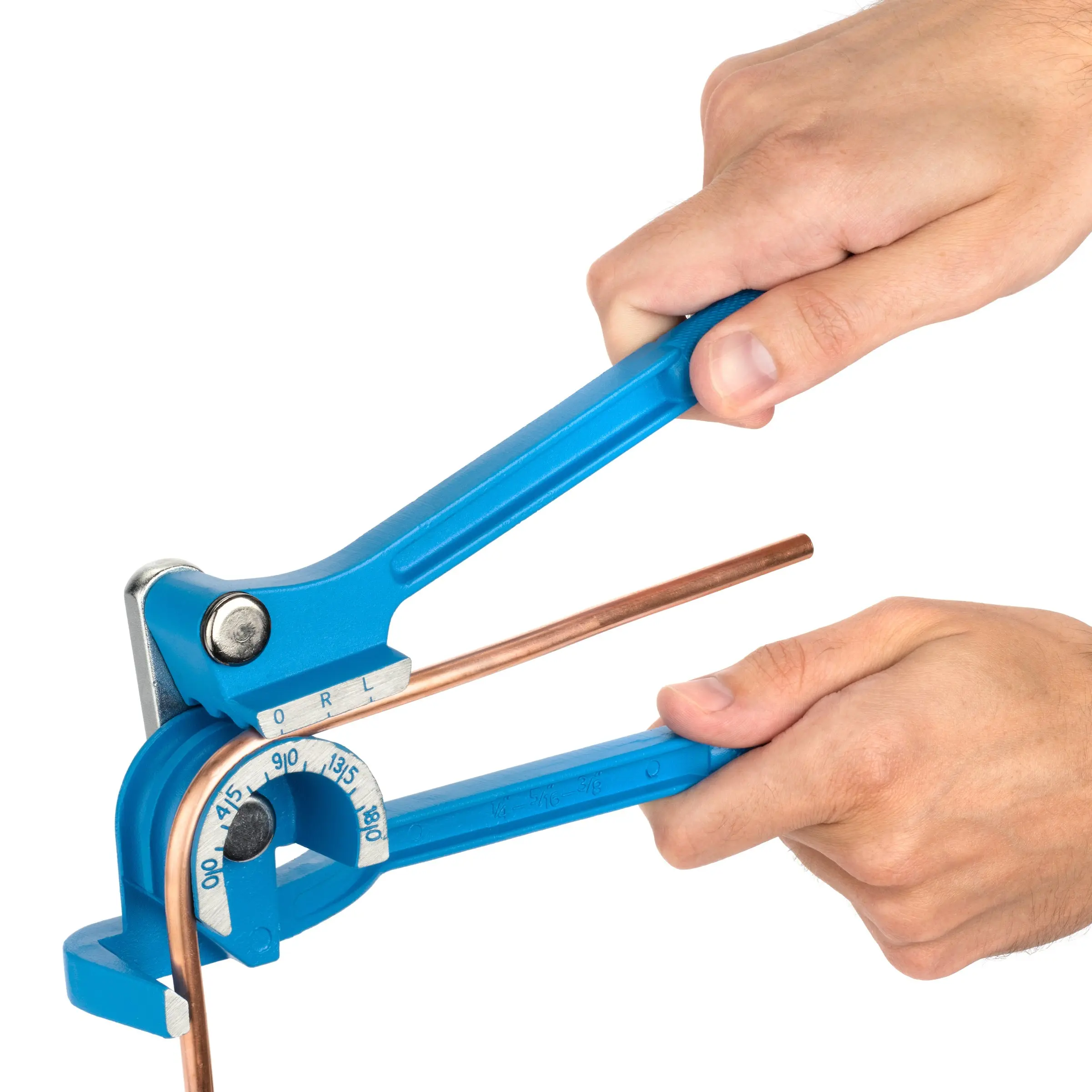 LORESO Tube Bender, Tubing Bender 0 - 180 Degrees Pipe Bender - 3 In 1 Copper Bender for 1/4" 5/16" 3/8" Tubing Bending Tools- Manual Tubing Bender for Copper, Brass, Aluminum and Thin Steel Pipes