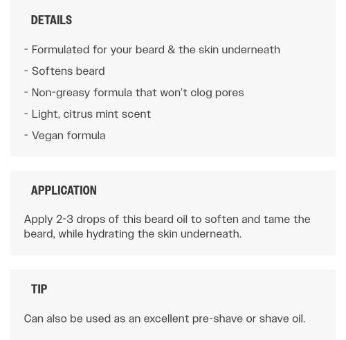 REUZEL, INC. Beard Serum Argan Oil - Hair Care Treatment for Comfort and Repair