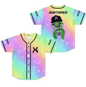 Headbanger Subtronics Cyclops Baseball Jersey EDM Music Shirt, EDM Festival Family Gift