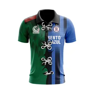 LIGA MX CRUZ AZUL Away Mix Mexico 2022 Polo