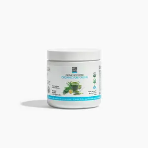 Yes You Can! Organic Pure Greens Drink Booster - Nutrient-Rich Powder Mix with Alfalfa Grass, Wheatgrass, Kale, Barley Grass, Lemon Juice Powder - Packed with Antioxidants, Vitamins, and Minerals