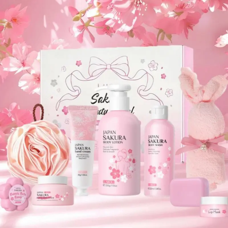9-Piece Full-Size Skincare Set | Hydrating, Moisture & Moisturizing | Fancy Gift Box | Perfect Christmas Gift for Friends & Mom | Hydrating Moisturizer Set