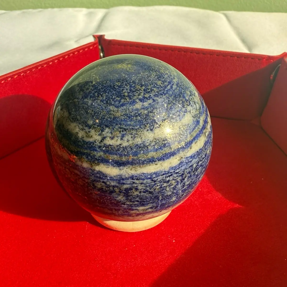 Lapis Lazuli Sphere - Natural Stone for Home Decor