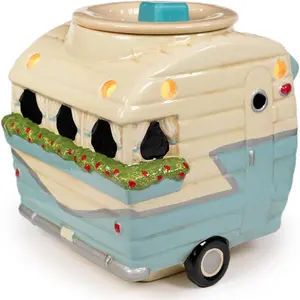 Scentsationals Wax Melt Warmer, Wax Warmer for Scented Wax Melts - Retro Collection Vintage Oldies Antique Camper - Candle Wax Melter for Fragrance Cubes and Tarts Rimports LLC