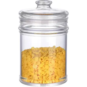 50oz Reinforced Medium Acrylic Storage Jar, Airtight Lid Cookie Jar Ideal Canisters for Cookies, Dried Fruits, Nuts, Herbs, Cereals etc