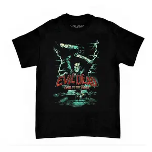 Evil Dead Hail to the King T-Shirt, Ash Williams Chainsaw Horror Game Graphic Tee, Retro Survival Horror Shirt, Classic 90s Gamer Gift, Gift for Men, Gift for Women, Crew Neck T-shirt, Trending T-shirt