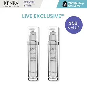 Kenra Platinum Silkening Gloss Bundle | Brilliant Shine Polish | Tames Frizz & Smooths Flyaways | Lightweight Formula | Protects Against Humidity | Smooths Dry Ends | Medium To Coarse Hair