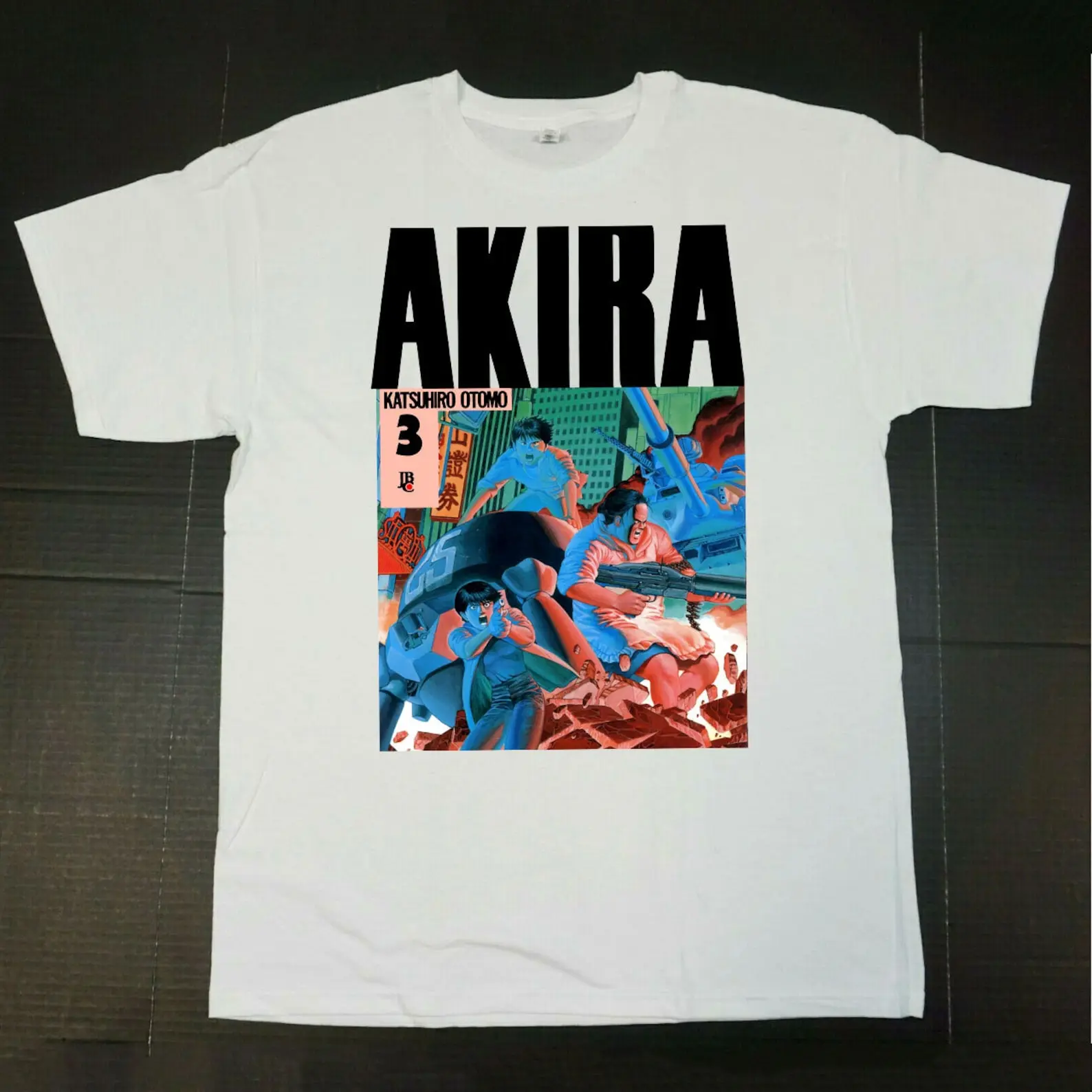 Akira 90s Katsuhiro Utomo tshirt, Unisex Heavy Cotton T-shirt, Y2k anime manga tshirt , Vintage unisex tshirt Crewneck Shortsleeve