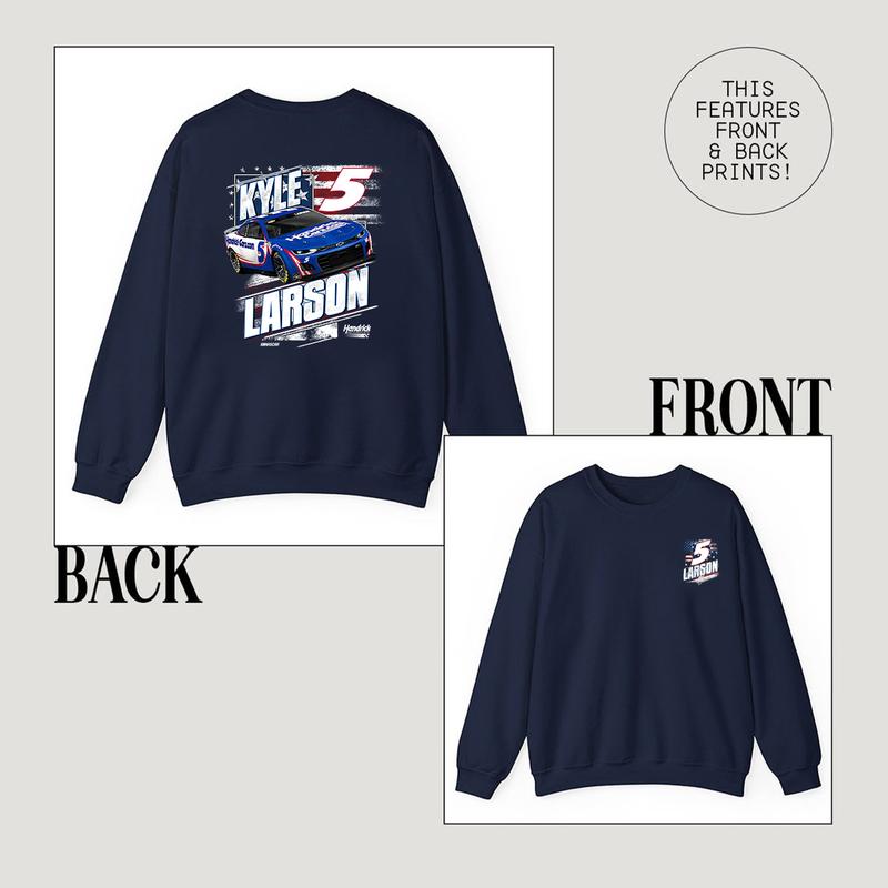 Mens Kyle Larson Hendrick Motorsports Team Collect Sweatshirt Eco-Friendly, Sustainable Wear