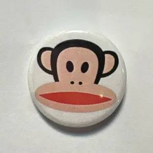 Paul Frank Julius  1.25 inch Pin Button Badge - handmade pinback buttons pins