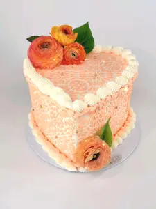 Fireworks cake stencil