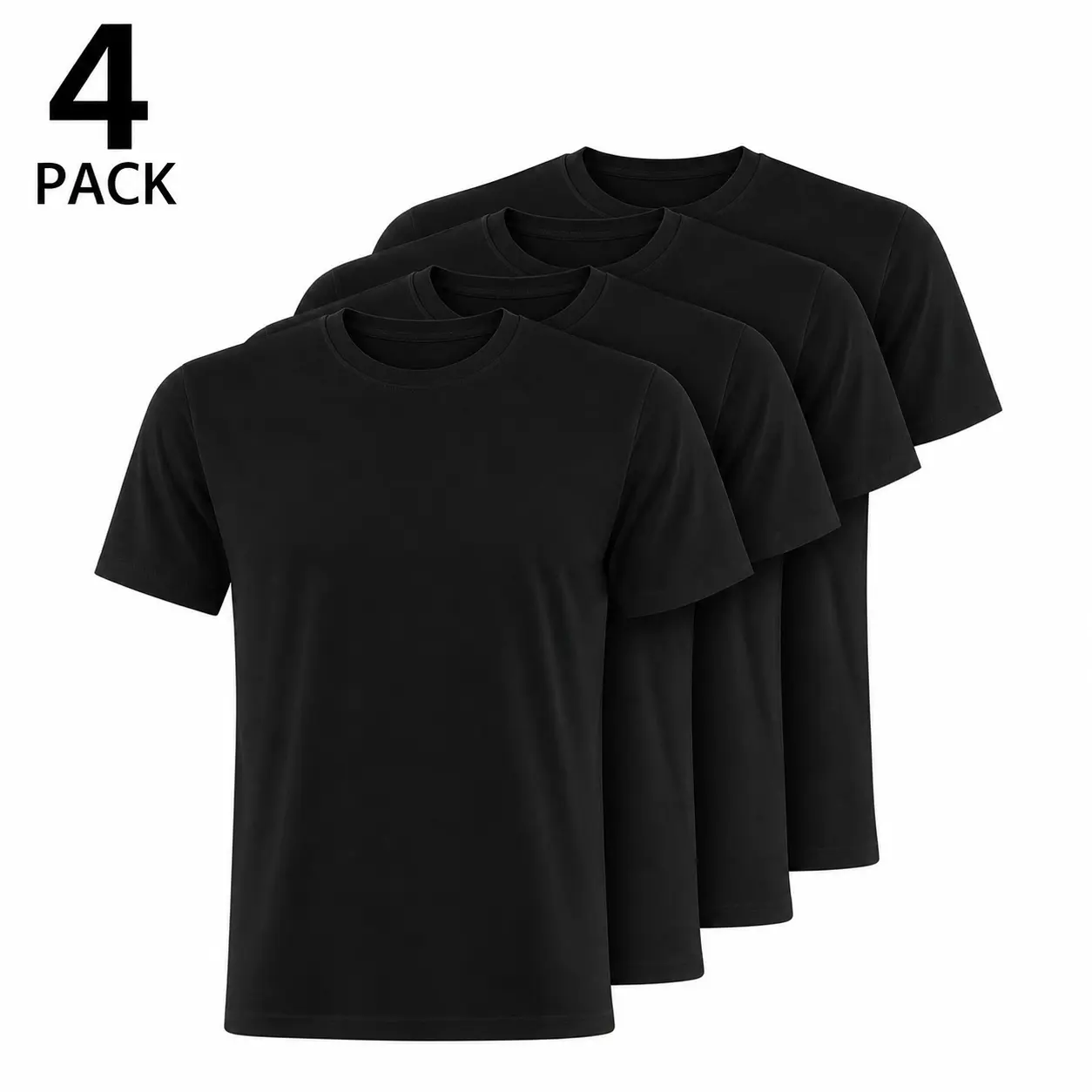 Men's Vintage Y2K Streetwear TRAILBLAZER Graphic T-Shirts - Slim-Fit Crewneck Short-Sleeve Cotton Unisex 4-Pack (White, Black) Designer Oversized good tees