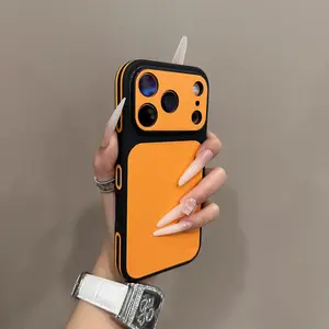 New Arrival! Instant 17 Minimalist Leather Case | iPhone13-17 Pro Max Full Protection Anti-Drop Cover