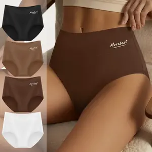 Morelect 4/6/8 Pcs Lightweight Summer Comfort Cotton Briefs, High Waist Breathable Underwear, Soft Stretchy Thin Panties, Skin-Friendly Daily Essentials.