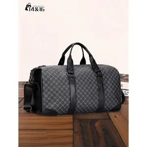 Men's Large Capacity Travel Duffle Bag, Portable Durable Tote, Crossbody Handbag Shoulder Bag, Fashion Gym Fitness Beach Luggage Organizer
