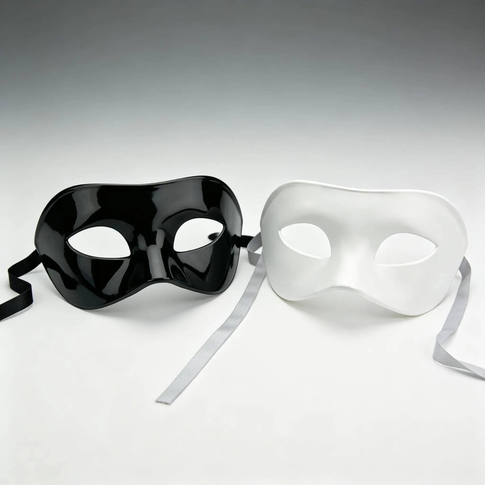 2 Piece Ballroom Mask Set, Thick Flat Head Party Atmosphere Costume Props Party Favor, Unisex Sexy Masquerade Masks, Party Decoration Supplies, Party Accessories