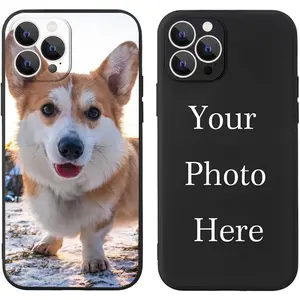 Personalized Phone Cases Featuring Custom Images for Various Iphone Models Including 15, 11, 12, 13, And 14 Pro Max Mini. These Soft Gel Rubber Covers Are Perfect for Birthdays, Christmas, And Special Occasions for Friends And Family.