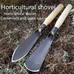 Versatile Garden Shovel for Planting Flowers Weeding Loosening Soil with Sturdy Iron Hoe for Wild Vegetables Harvest