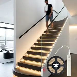 USB Motion Sensor LED Strip Light, Flexible Lighting for Stairs, Hallways, Balconies, Indoor/outdoor Use, Wedding Decoration