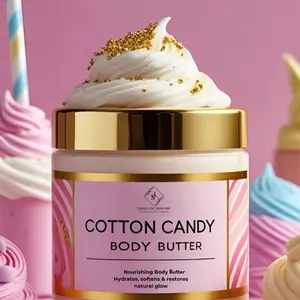 ShakeLuxe Skincare Cotton Candy Body Butter - Nourishing Body Lotion for Soft and Smooth Skin