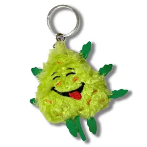 PAW:20 Bud the Nug Keychain | Funny | Cool Plush Keychain | Fun Novelty Gift | Soft Fleece | Adult Fidget Toy