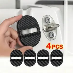 Universal Car Door Lock Cover Cushion, Car Door Protector, Noise Reduction & Soundproofing Gel Patch, Buffer Protection Fits Most Vehicles, Car Accessories