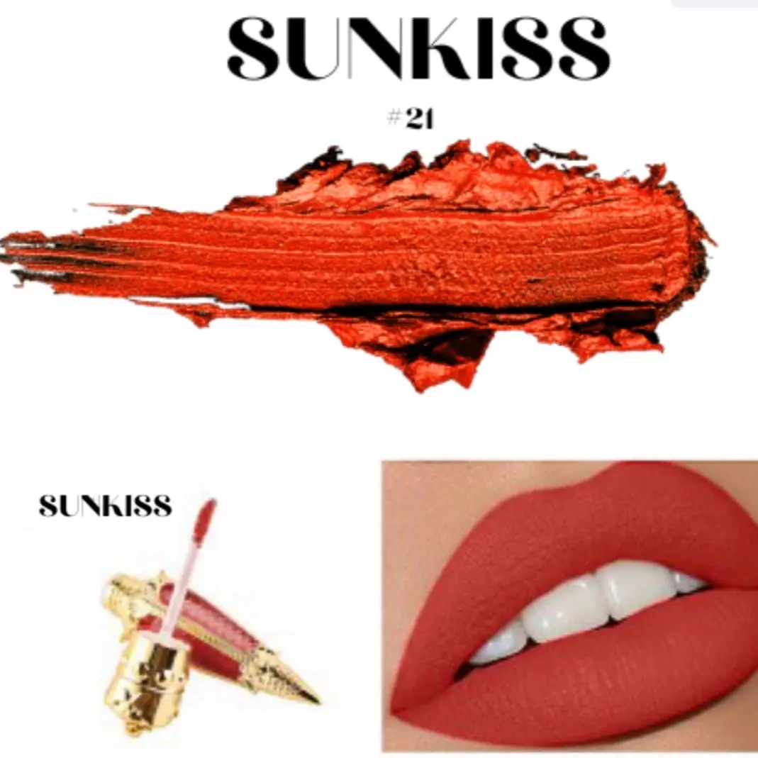 Kissable  lips  lipstick - Matte Long-lasting Gloss Lipgloss Water Proof Lip Care Long Lasting Makeup Cosmetic Color Glossy Moisturizing Hydrating red