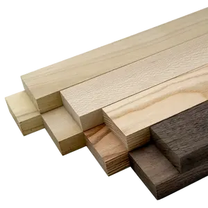 Domestic Exotic Variety Pack - Walnut, Coffeenut, Grey Elm, Quarter Sawn Sycamore - 3/4" x 2" (8 Pcs)