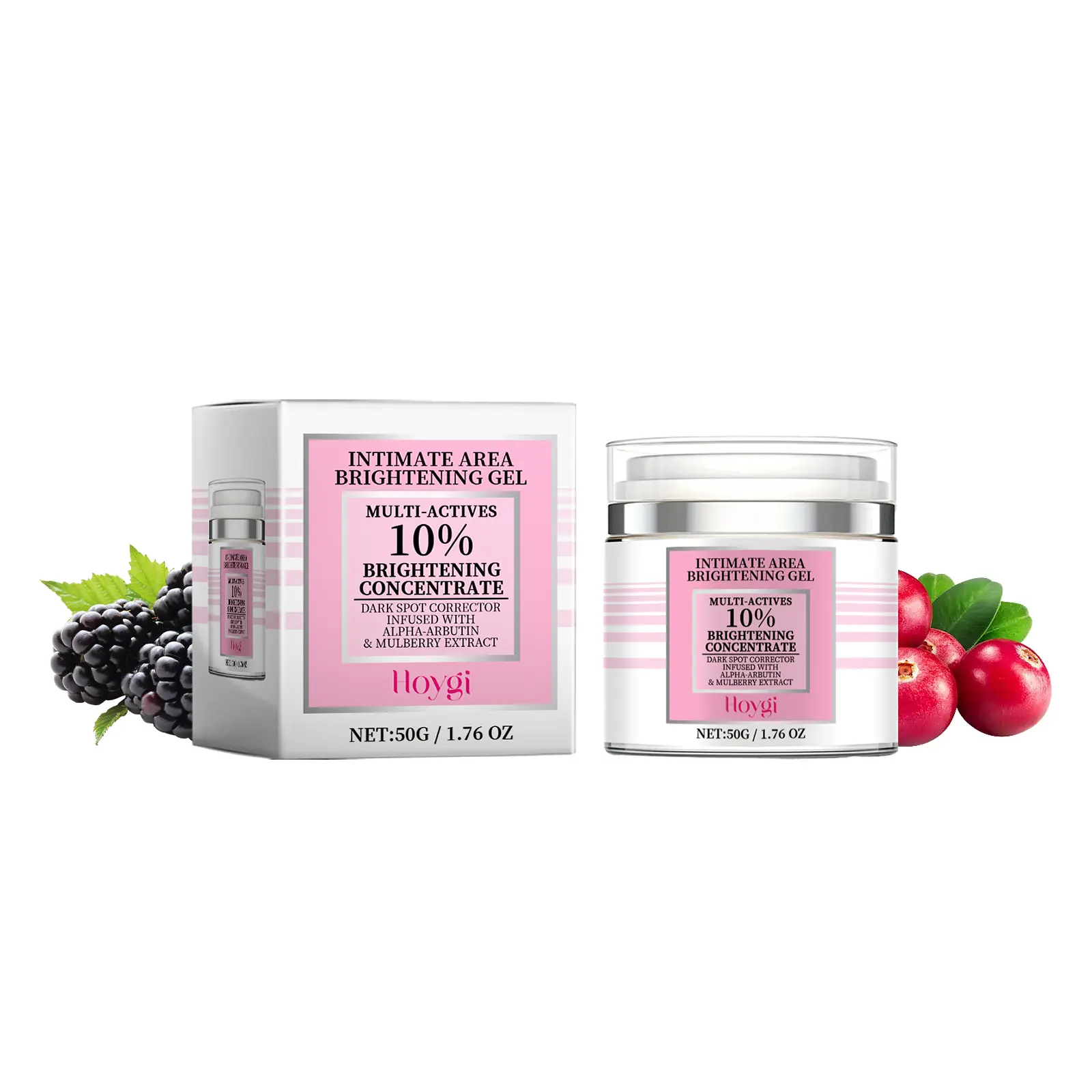Intimate Brightening Gel Skin Care – Dark Spot Tone Enhancing Gel with Glycerin, Mulberry Extract & Niacinamide, Moisturizing Antioxidant Skin Care 50G